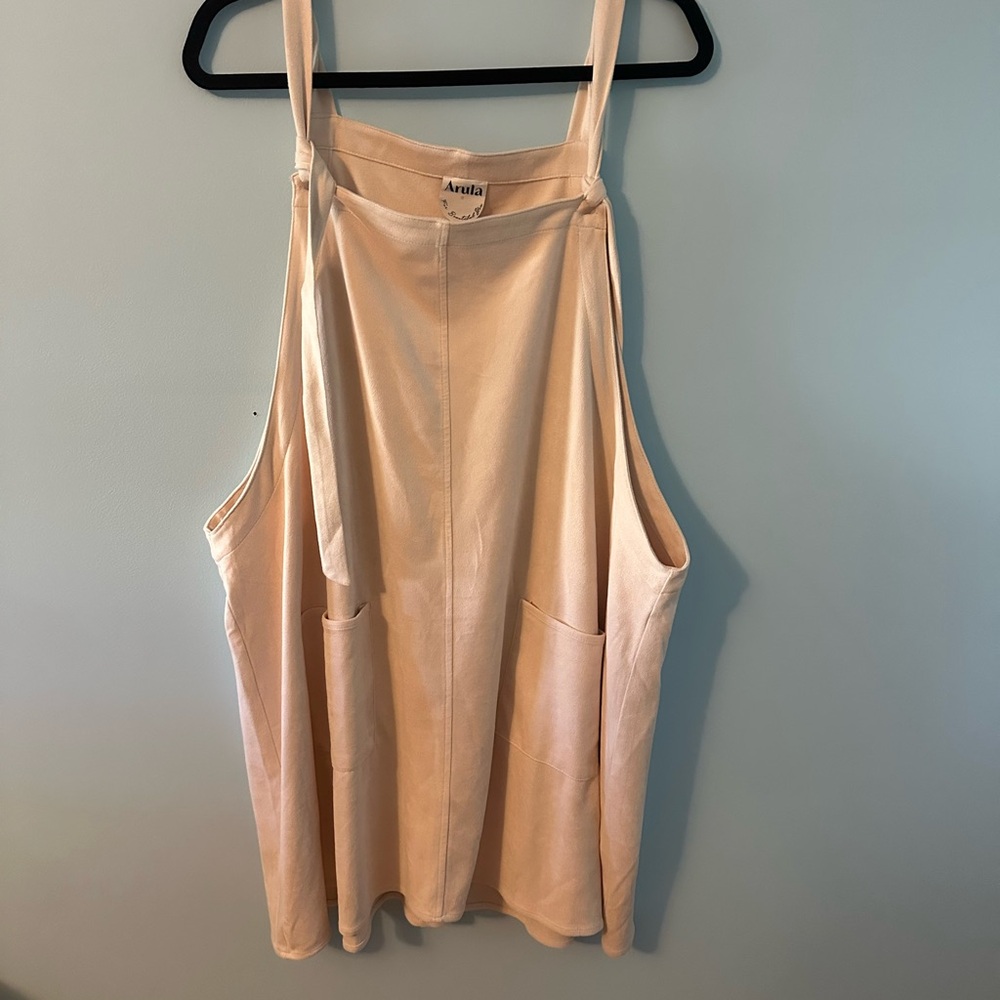 Aurelia Beige Sleeveless overall jumper